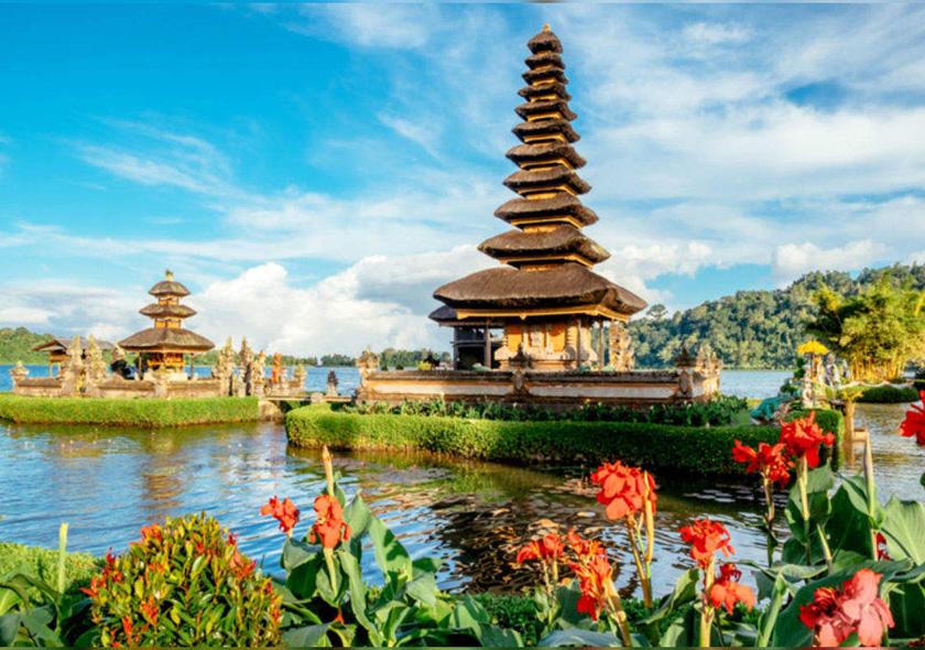 Bali, the "Island of the Gods,"